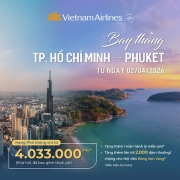 Vietnam Airlines Mở Đường Bay Thẳng TP.HCM – Phuket