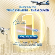 CHÍNH THỨC MỞ BÁN ĐƯỜNG BAY TP. HỒ CHÍ MINH – THÂM QUYẾN (SGN – SZX)