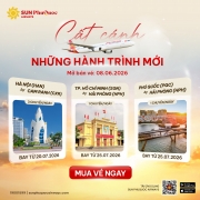 Sun PhuQuoc Airways Chính Thức Mở Bán 3 Đường Bay Mới Từ Tháng 7/2026