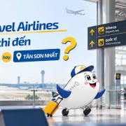 Quầy Check-in Vietravel Airlines ở đâu tại Nội Bài và Tân Sơn Nhất?