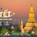 Tết 2027 đi Bangkok: Đặt vé sớm, linh hoạt đổi ngày bay